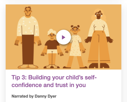 Screenshot of Maudsley charity's tips
