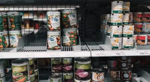 tinned food