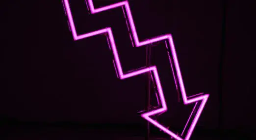 Downwards arrow light