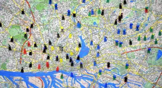 Map with markers
