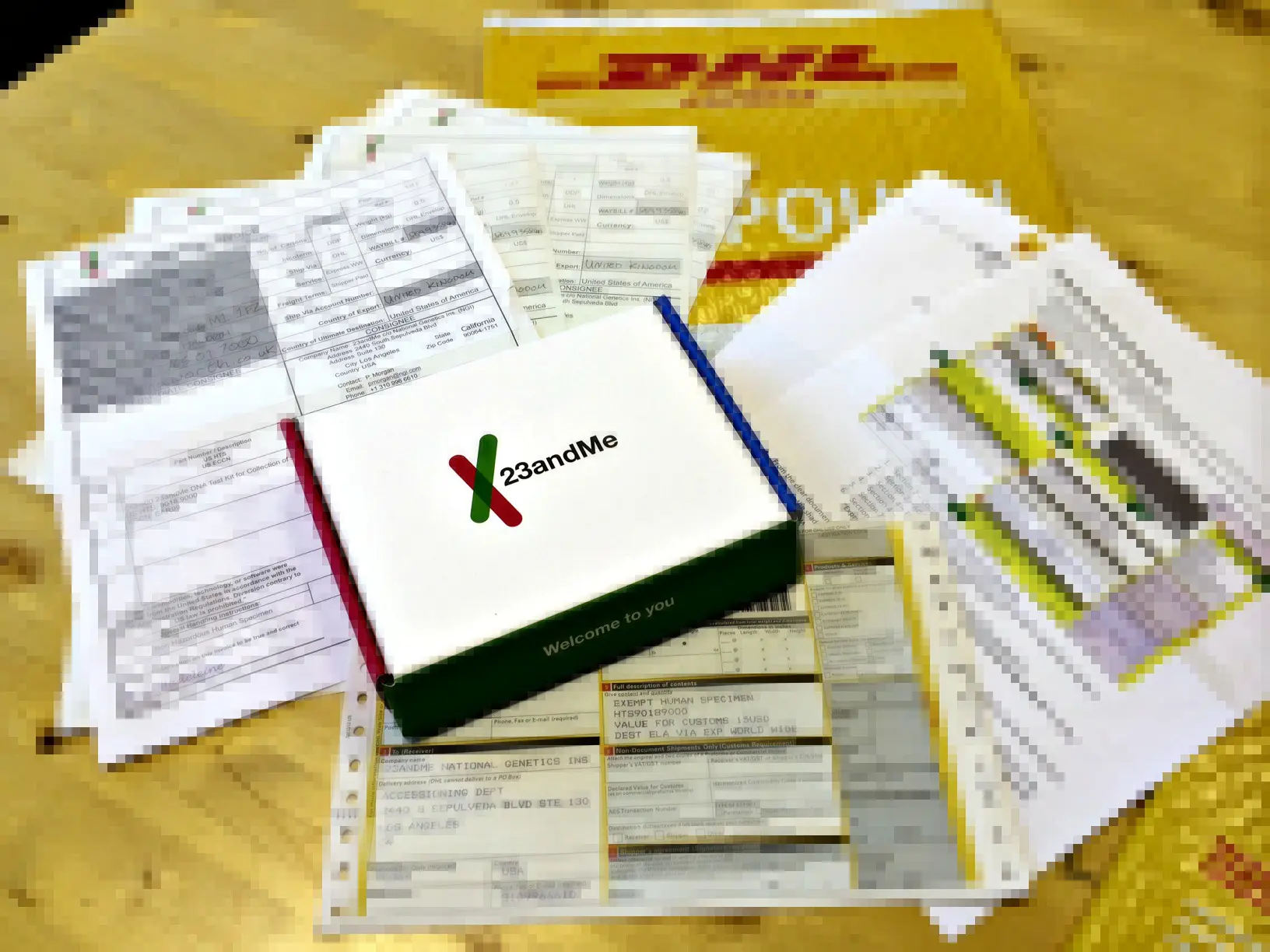 23andme package delivery