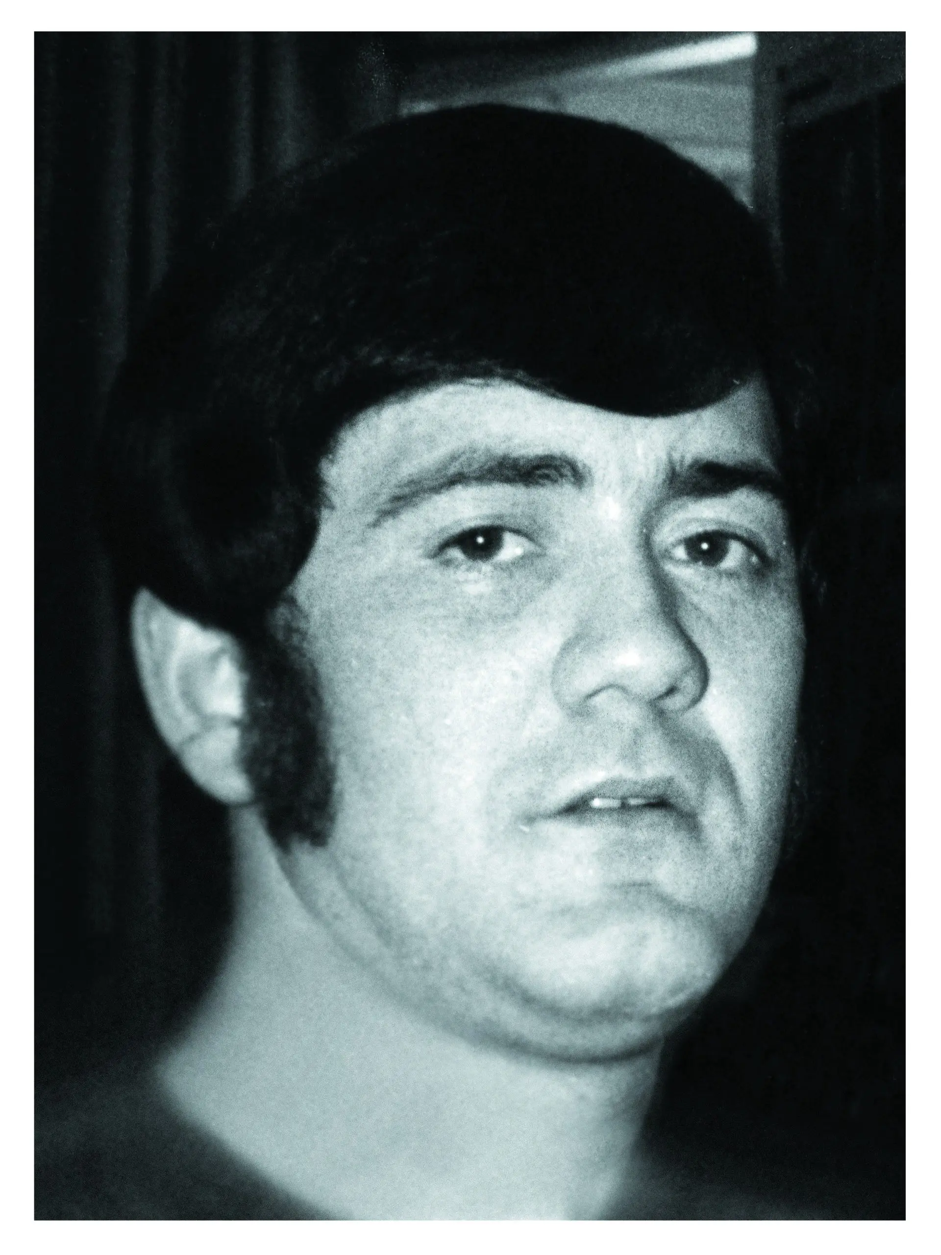 black and white portrait of terry higgins