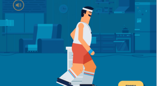 The loading screen of the KOKU app