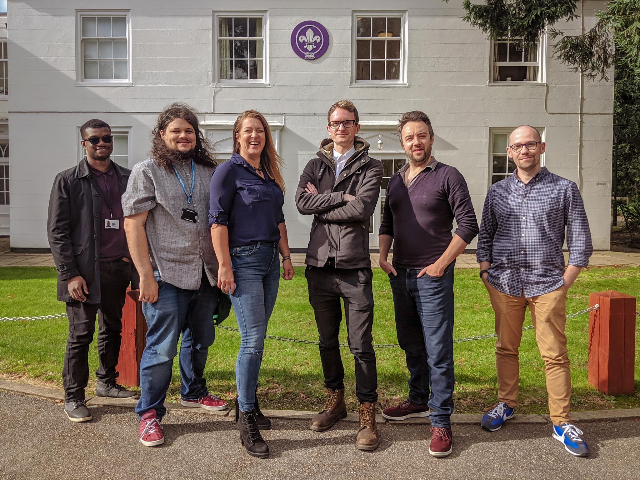 six reason digital team members at Scouts HQ
