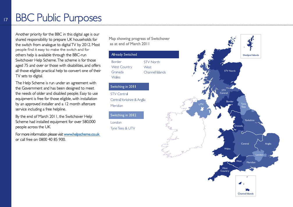 page from BBC CSR report