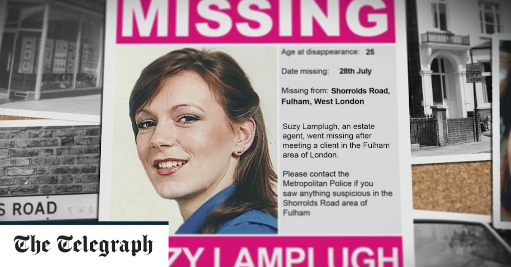 missing poster for suzy lamplugh